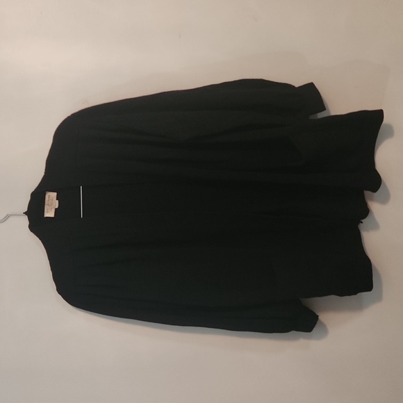 ST John black open front cardigan with Ballon sleeves and cinched cuffs - Picture 1 of 12